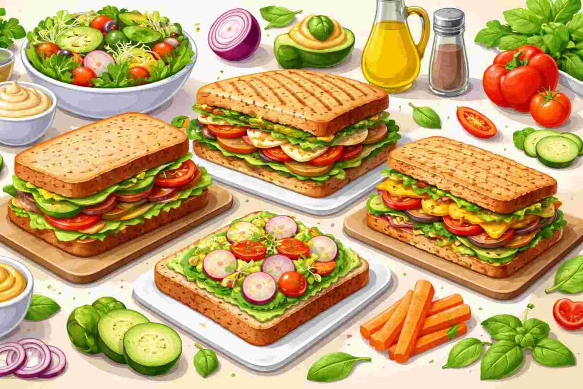 Quick Veg Sandwich Recipes