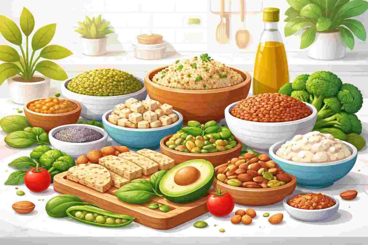 high protein vegetarian diet