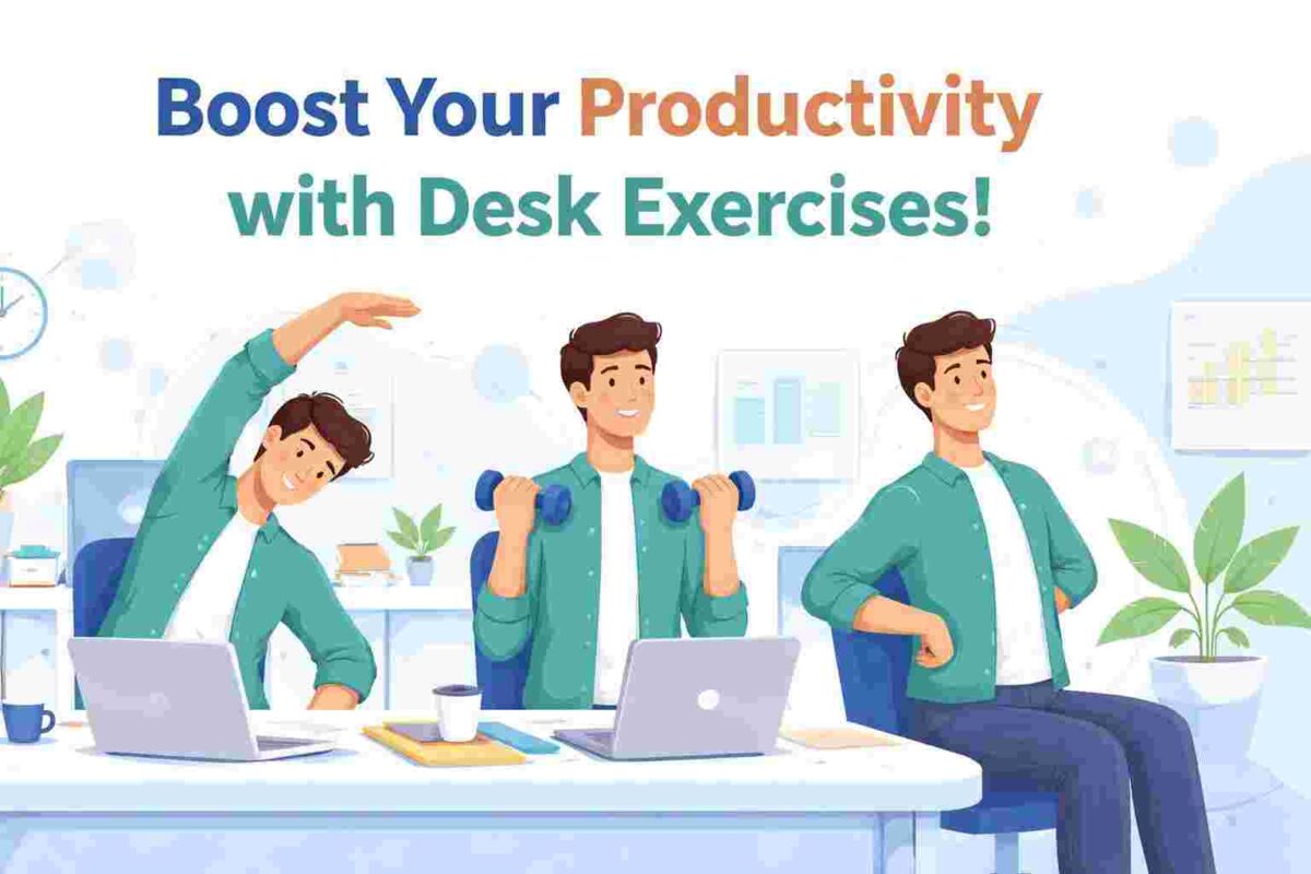 desk exercises for office workers