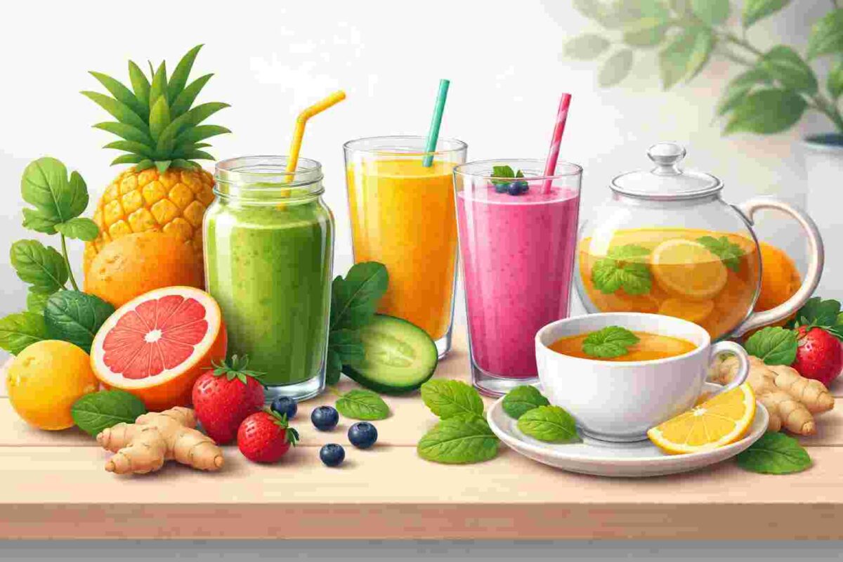 healthy morning drinks